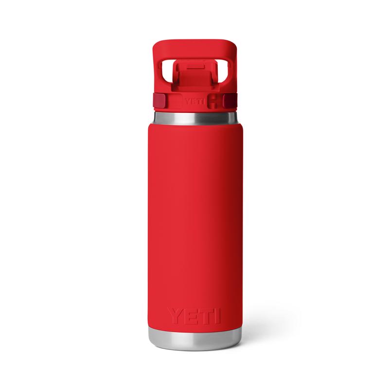 YETI Rambler 26 Rescue Red BPA Free Bottle with Flip Chug Cap