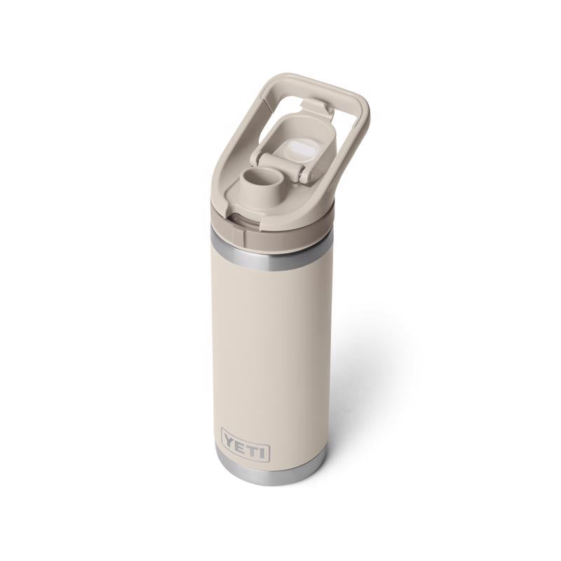 YETI Rambler 18 Cape Taupe BPA Free Bottle with Flip Chug Cap