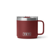 YETI Rambler 14 oz Stag Red BPA Free Ceramic Lined Stackable Mug with MagSlider Lid