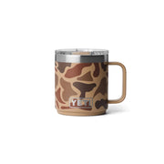 YETI Rambler 10 oz. Wetlands Camo BPA Free Ceramic Lined Stackable Mug with MagSlider Lid