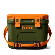 YETI Roadie 15 King Crab Orange/Olive 15 qt Hard Cooler