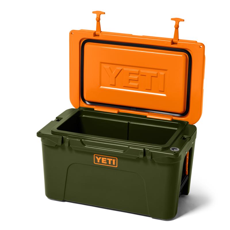 YETI Tundra 45 King Crab Orange/Olive 34 qt Hard Cooler