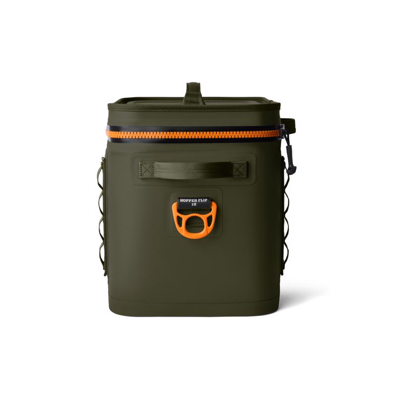 YETI Hopper Flip 18 King Crab Orange/Olive 18 qt Soft Sided Cooler