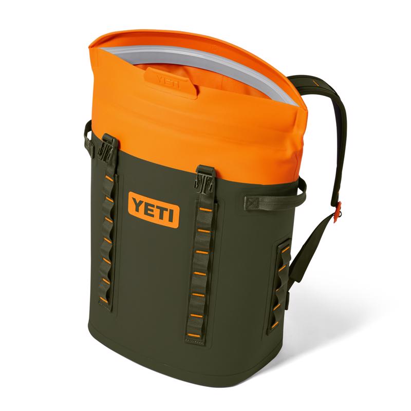 YETI Hopper M20 King Crab Orange/Olive 20 qt Backpack Cooler