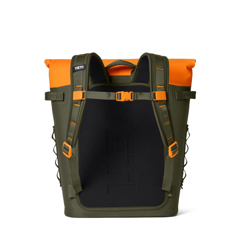 YETI Hopper M20 King Crab Orange/Olive 20 qt Backpack Cooler