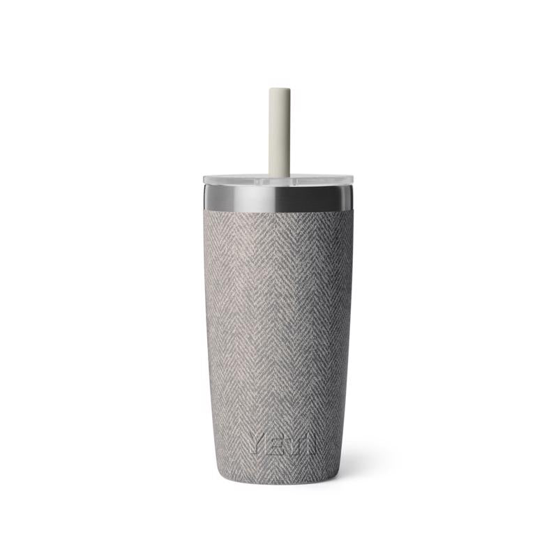 YETI Rambler Jr. 10 oz. Riverhead Green BPA Free Kids Cups with Silicone Straw
