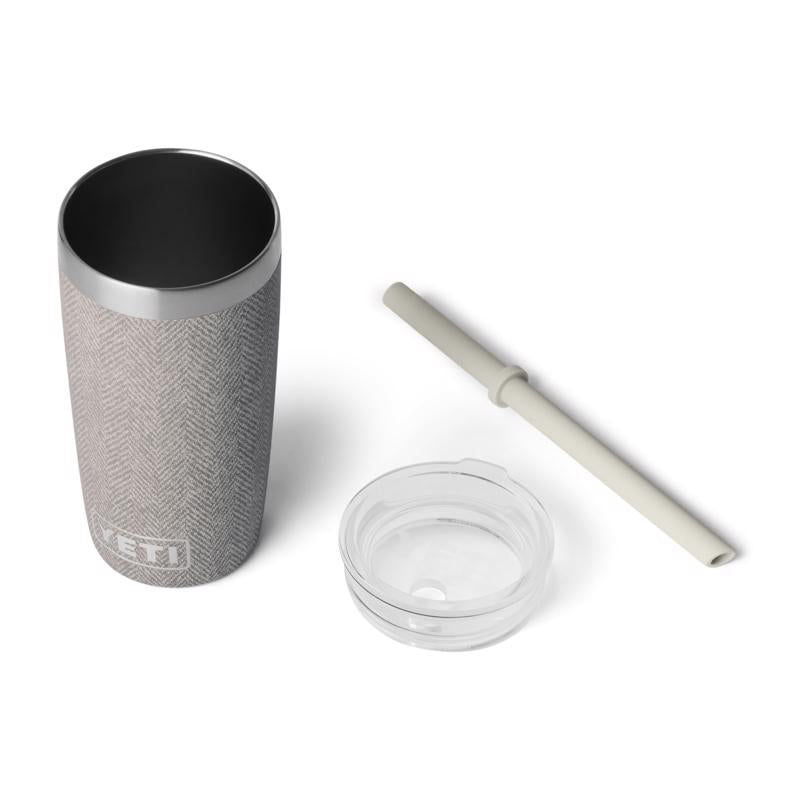 YETI Rambler Jr. 10 oz. Riverhead Green BPA Free Kids Cups with Silicone Straw