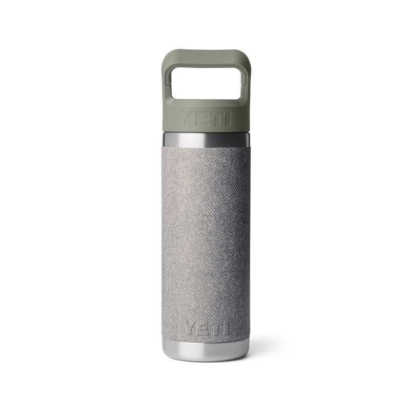 YETI Rambler 18 oz. Riverhead Green BPA Free Bottle with Straw Cap