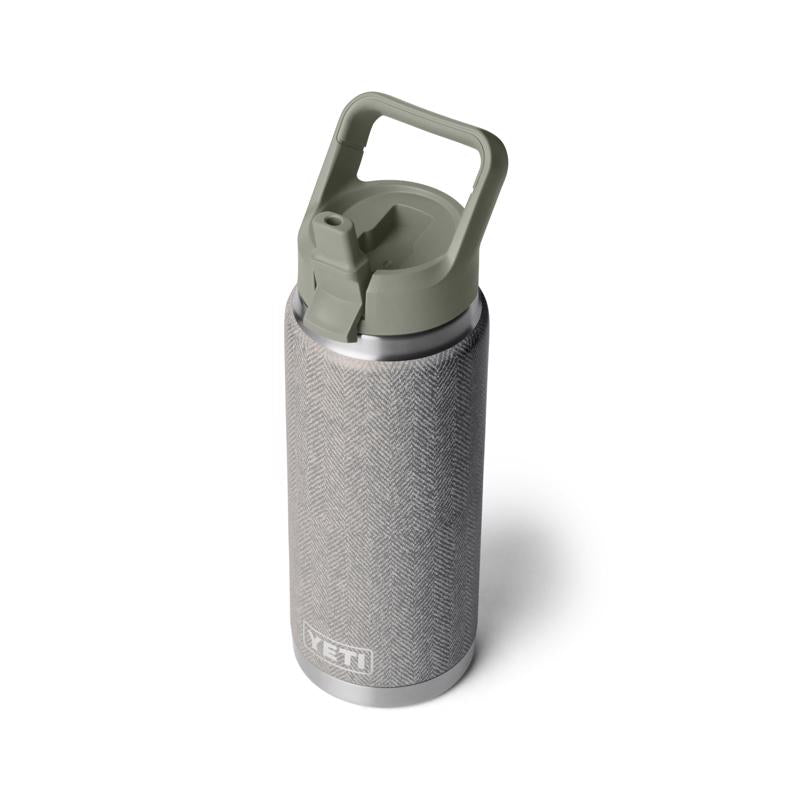 YETI Rambler 26 oz. Riverhead Green BPA Free Bottle with Straw Cap