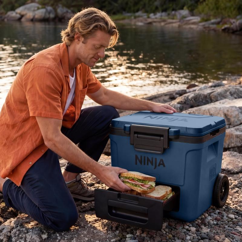 Ninja FrostVault Gray 42 qt Hard Cooler