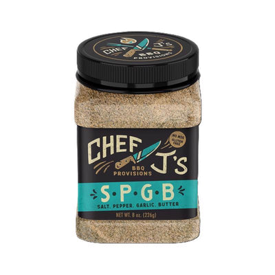 Chef J's BBQ Provisions Salt/Pepper/Garlic/Butter BBQ Rub 8 oz