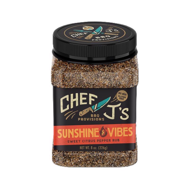 Chef J's BBQ Provisions Citrus Pepper BBQ Rub 8 oz