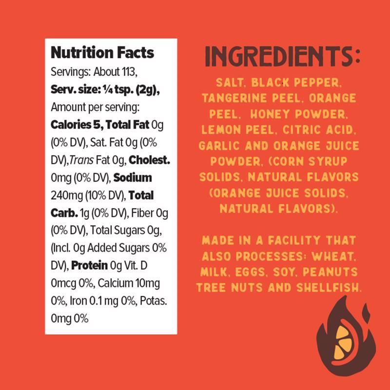 Chef J's BBQ Provisions Citrus Pepper BBQ Rub 8 oz
