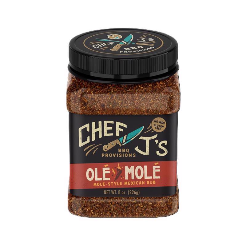 Chef J's BBQ Provisions Oaxaca Style Mole Rub BBQ Rub 8 oz