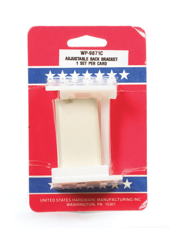 US Hardware RV Drawer Back Bracket