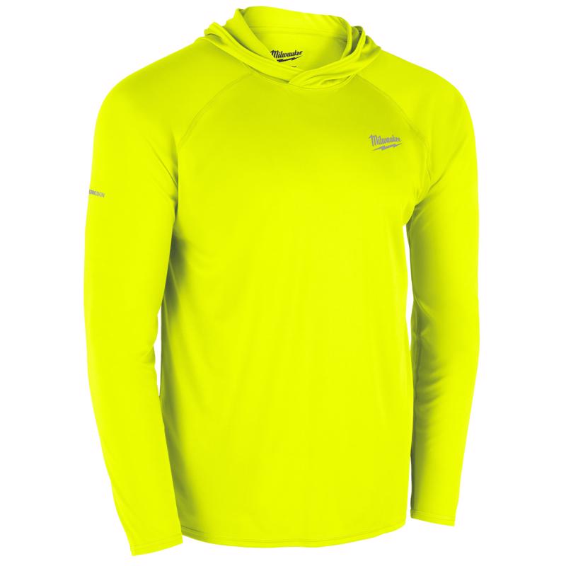 Milwaukee Workskin L Long Sleeve Unisex Hooded Yellow Hooded Sweatshirt