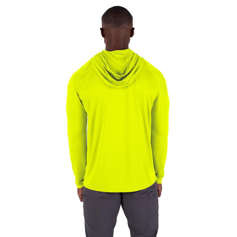 Milwaukee Workskin L Long Sleeve Unisex Hooded Yellow Hooded Sweatshirt