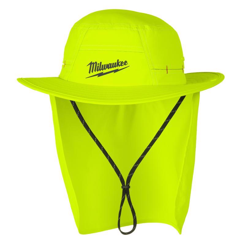 Milwaukee Tool Workskin Hat With Neck Shade Yellow L/XL