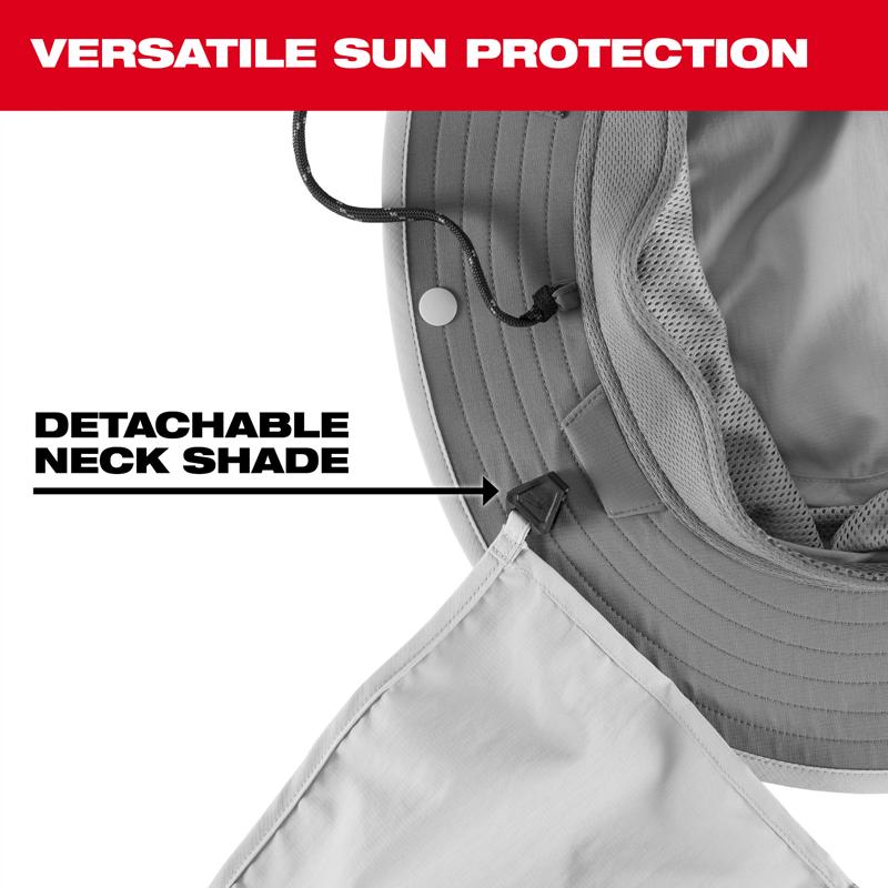 Milwaukee Tool Workskin Hat With Neck Shade Yellow S/M