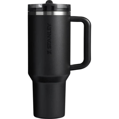 Stanley The Quencher 40 oz Black 2.0 BPA Free Double-wall Vacuum Insulated Straw Tumbler