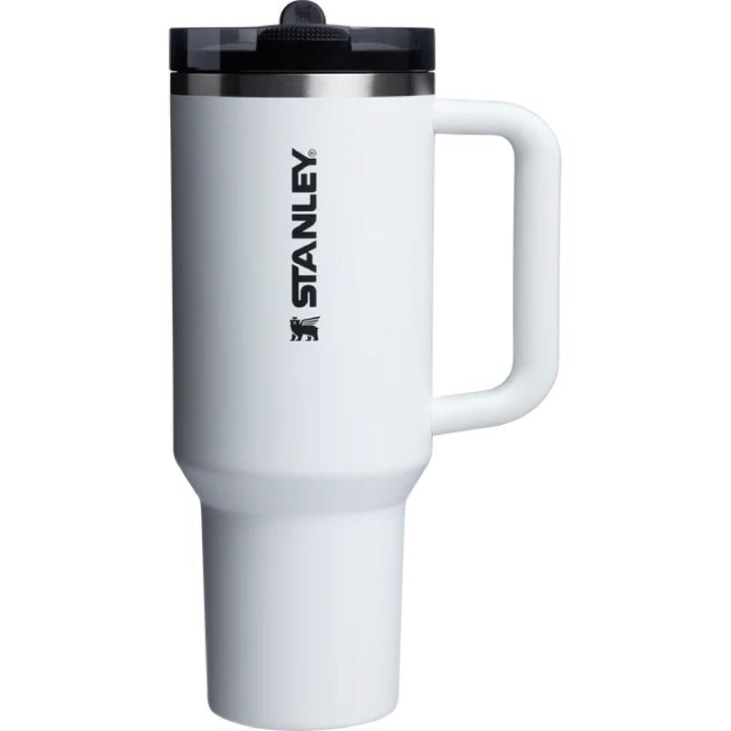 Stanley The Quencher 40 oz Chalk BPA Free Double-wall Vacuum Insulated Straw Tumbler