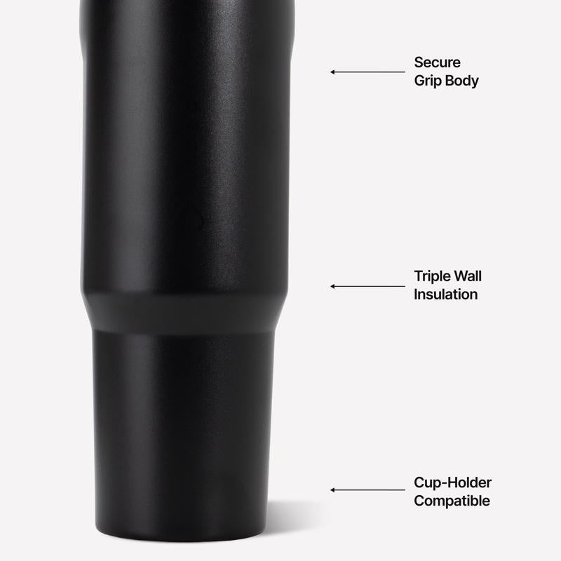 Hydrojug Sport 40 oz Black BPA Free Sport 40oz Insulated Bottle