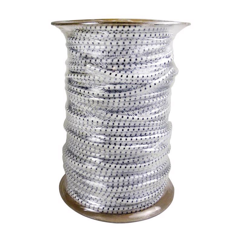 Keeper White Bungee Cord Reel 300 ft. L X 1/4 in.