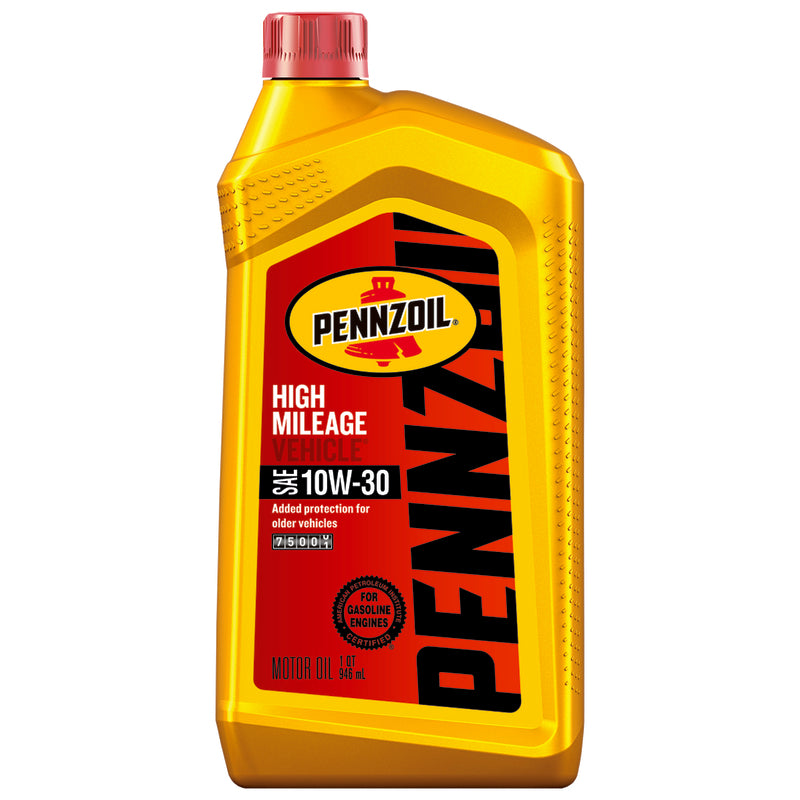 Pennzoil High Mileage 10W-30 4-Cycle High Mileage Motor Oil 1 qt