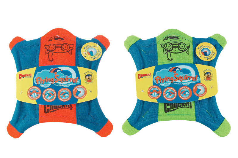 Chuckit! Assorted Canvas Flying Squirrel Dog Toy Medium