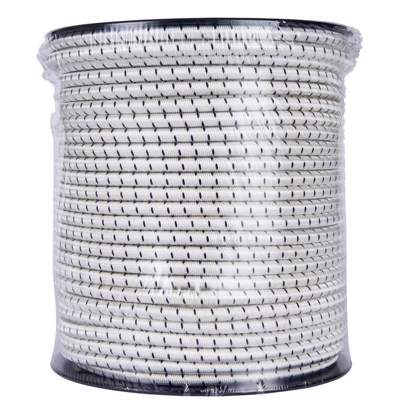 Keeper White Bungee Cord Reel 300 foot in. L X 3/8 in.