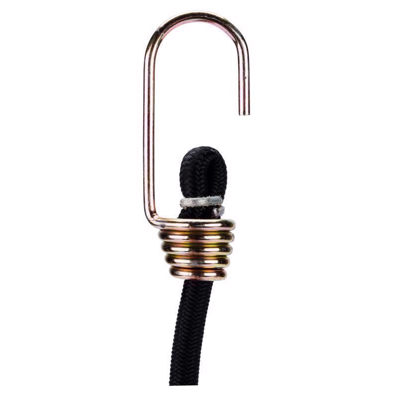 Keeper Black Bungee Cord Set 32 in. L X 0.315 in. 6 pk
