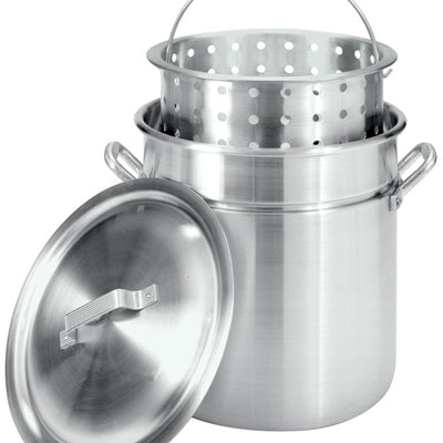 Bayou Classic Aluminum Stockpot 42 qt Silver