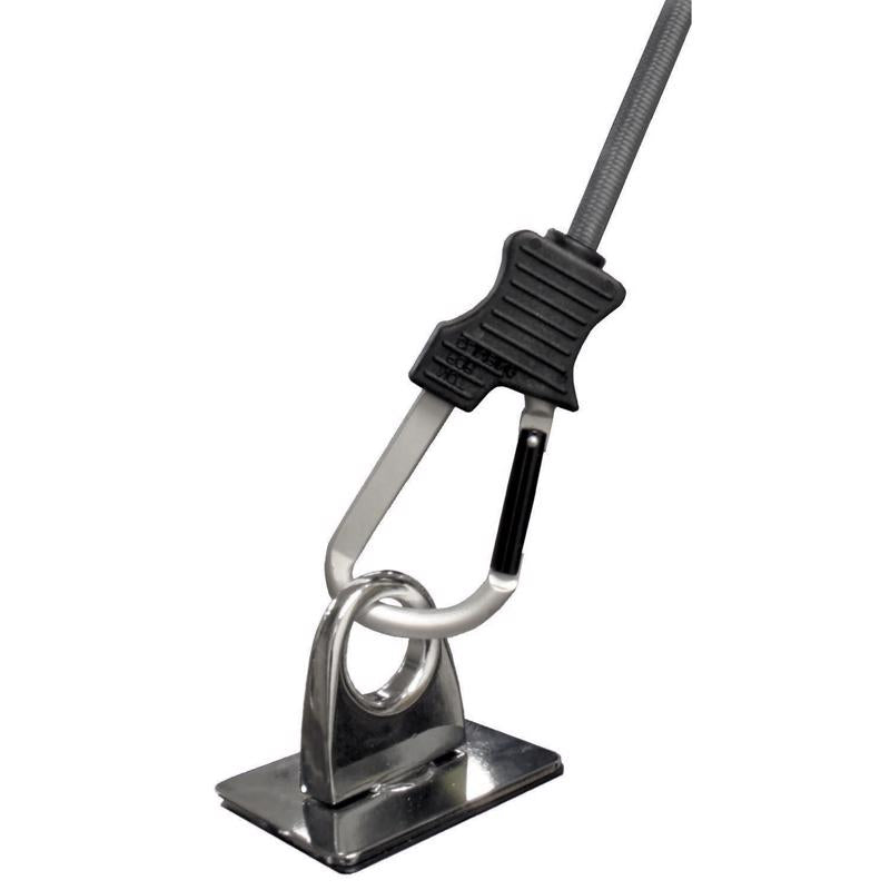 Keeper Black Carabiner Style Bungee Cord 48 in. L X 0.315 in.