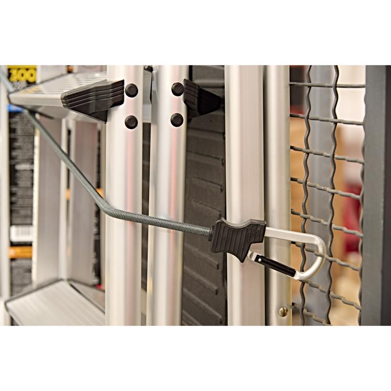 Keeper Black Carabiner Style Bungee Cord 48 in. L X 0.315 in.