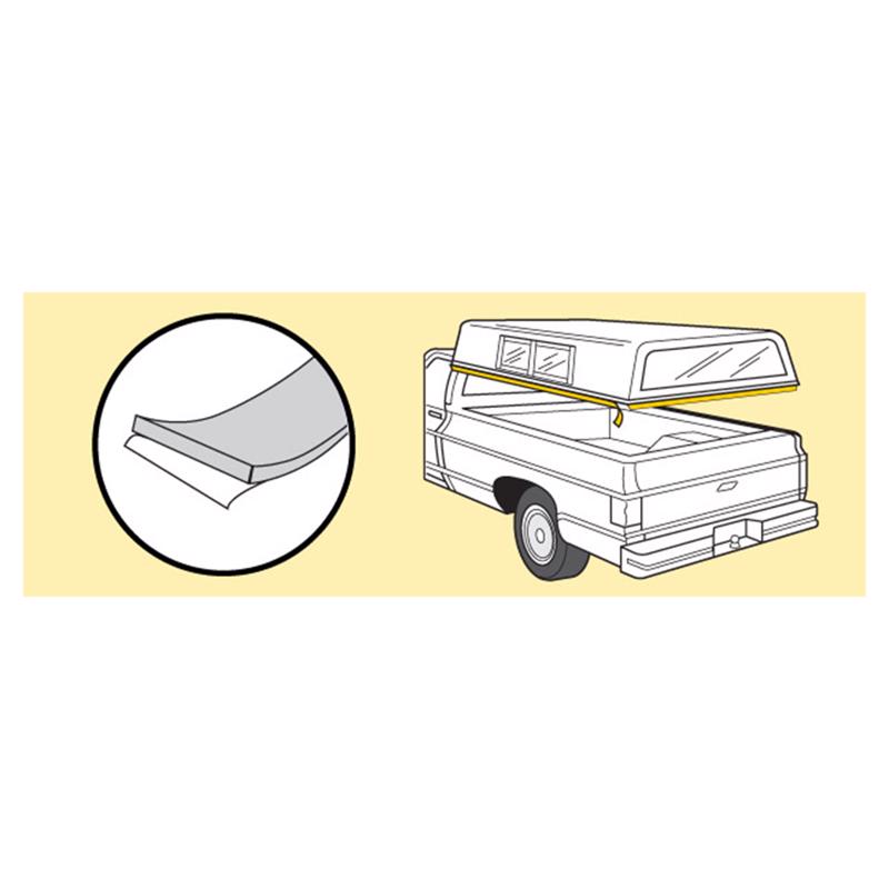M-D Building Products Gray Foam Weather Stripping Tape For Campers and Trucks 360 in. L X 0.19 in.