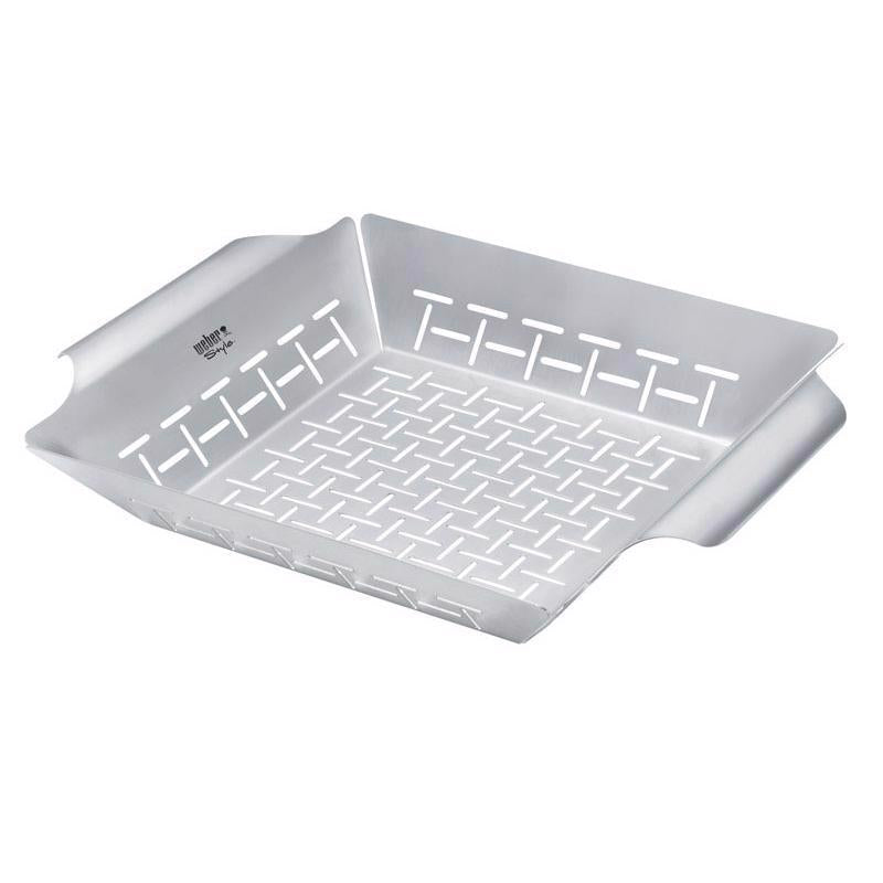 Weber Stainless Steel Grill Basket 13.8 in. L X 11.8 in. W