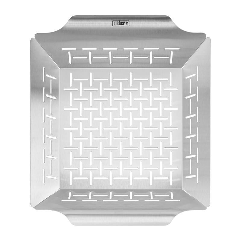 Weber Stainless Steel Grill Basket 13.8 in. L X 11.8 in. W