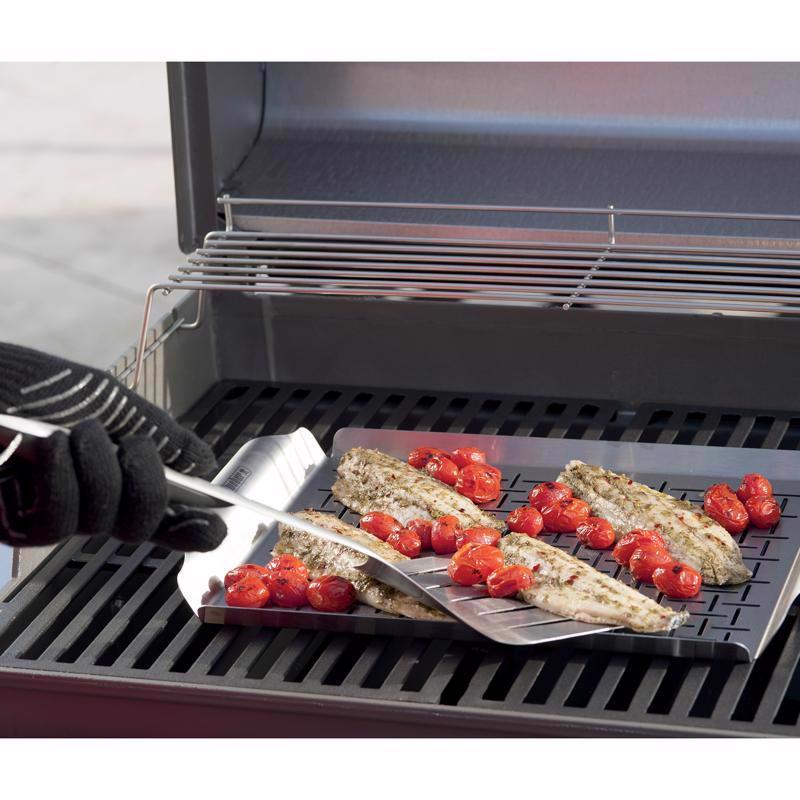 Weber Stainless Steel Grilling Pan 17.4 in. L X 11.8 in. W