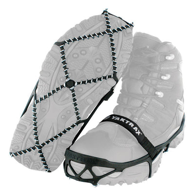 Yaktrax Pro Unisex Rubber/Steel Snow and Ice Traction Black M Waterproof 1 pair