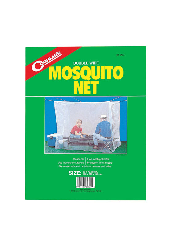 Coghlan's White Mosquito Net 59 in. H X 78 in. W X 63 in. L