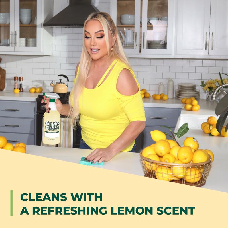 Simple Green Lemon Scent Concentrated All Purpose Cleaner Liquid 2 L