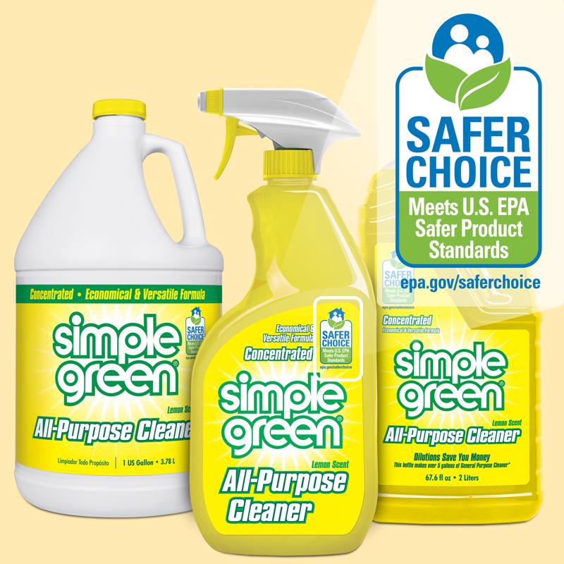 Simple Green Lemon Scent Concentrated All Purpose Cleaner Liquid 2 L