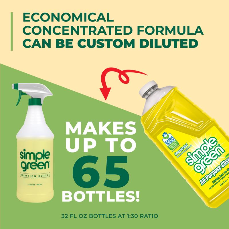 Simple Green Lemon Scent Concentrated All Purpose Cleaner Liquid 2 L