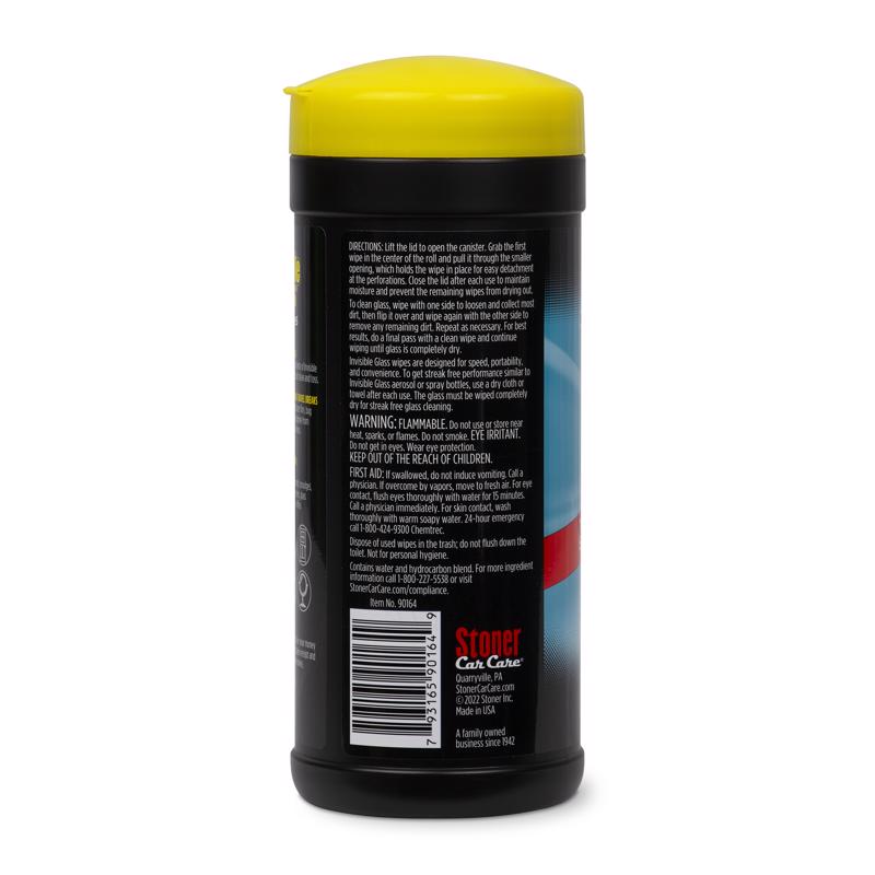 Stoner Invisible Glass Glass Cleaner Wipes 28 ct