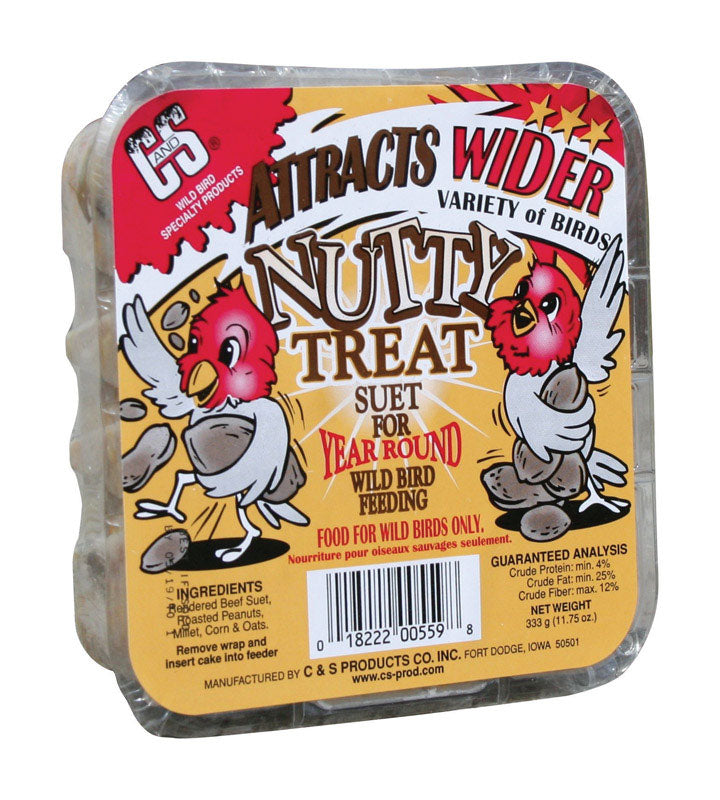 C&S Products Nutty Treat Wild Bird Food 11.75 oz