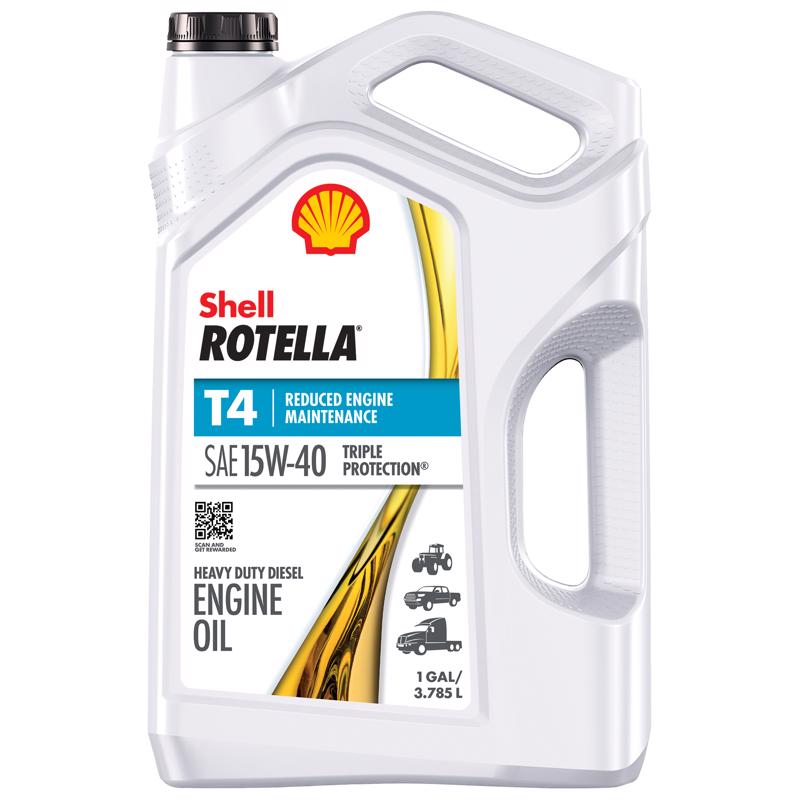 Shell Rotella 15W-40 Diesel Heavy Duty Engine Oil 1 gal