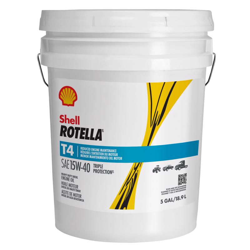 Shell Rotella 15W-40 Diesel Heavy Duty Engine Oil 5 gal