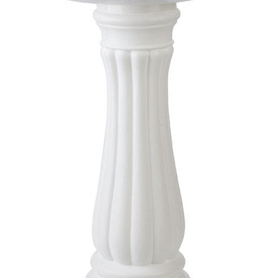 Union Products White Plastic 25 in. Bird Bath