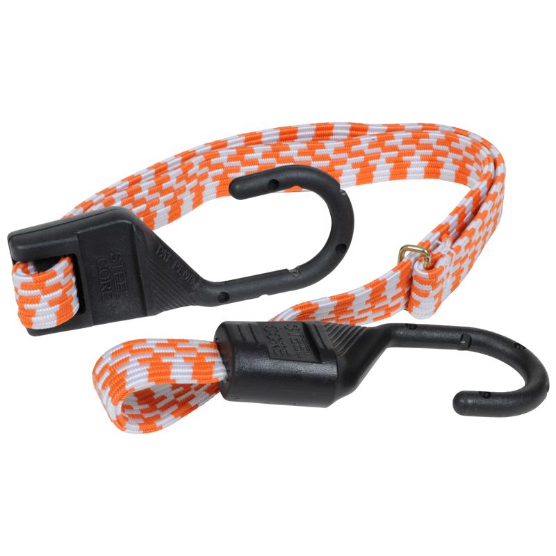 Keeper Orange Bungee Cord 54 in. L X 0.14 in.