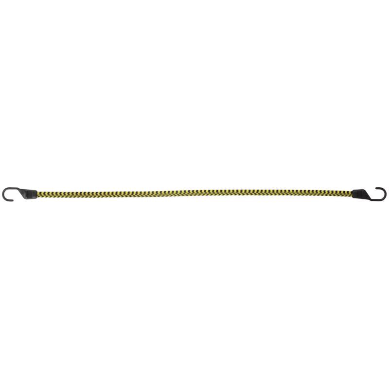 Keeper Black/Yellow Flat Bungee Cord 48 in. L X 0.14 in.